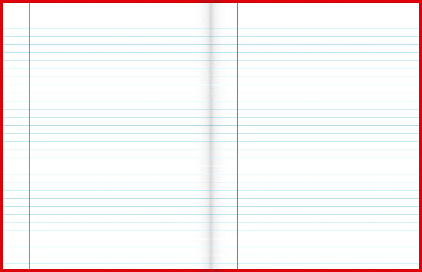 2write 2B4 Lecture Book Ruled 7mm 94 Leaf with Margins Hardcover