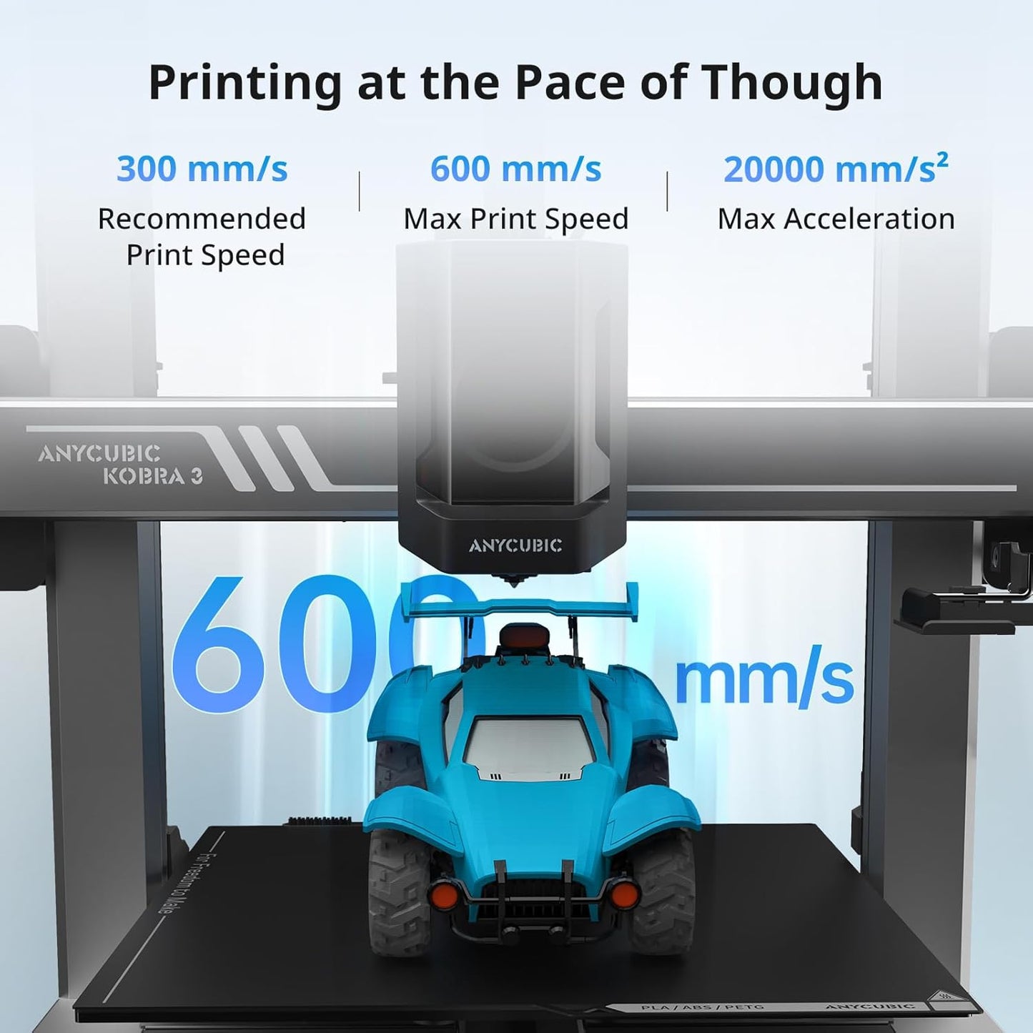 ANYCUBIC 3D Printer Filament, Multi-Colour, High-Speed Kobra 3