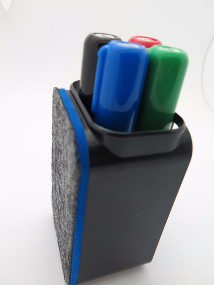 Artline 577 Magnetic Whiteboard Eraser Cup Pack + 4 Markers