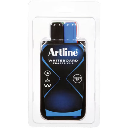Artline 577 Magnetic Whiteboard Eraser Cup Pack + 4 Markers