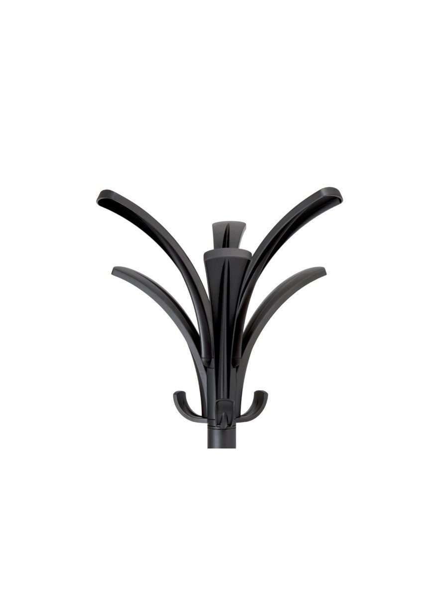 Alba Brio Coat Rack with Integrated Umbrella Stand Black 38cm (Base) X 170cm