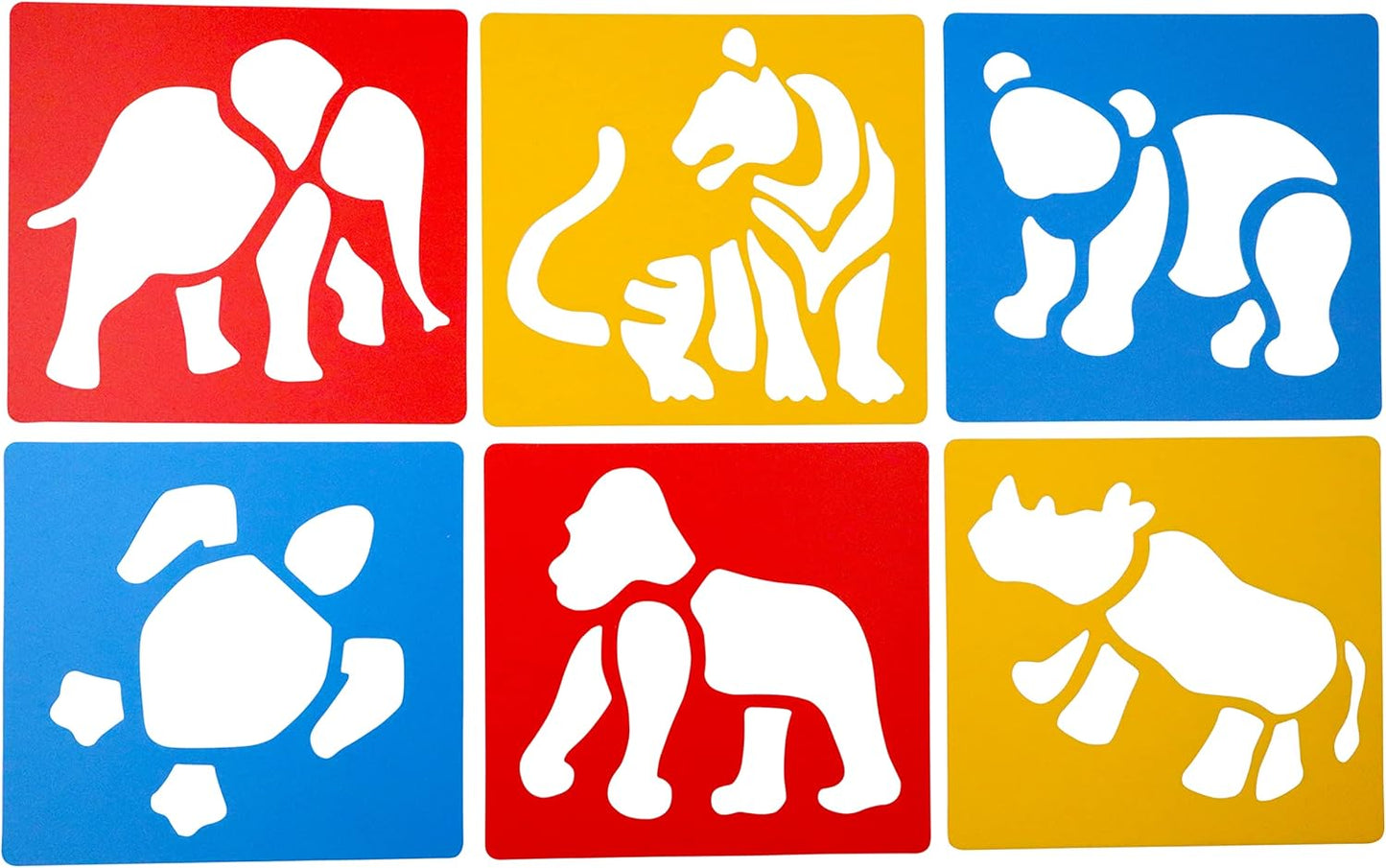 Anthony Peters, Endangered Animals Stencils, Washable Stencils, Educational Stencil Set, Kids Craft Tools, Reusable Animal Stencils, Eco Education, Wildlife Art for Kids, Creative Learning, Early Years Activities