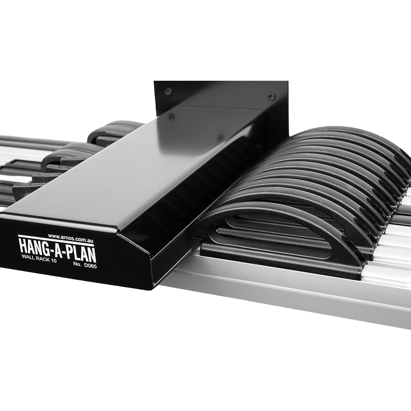 Arnos Hang-A-Plan Front Loader Wall Rack WR1200 Black