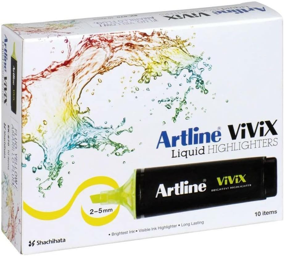 Artline Highlighter ViViX Chisel Tip Yellow