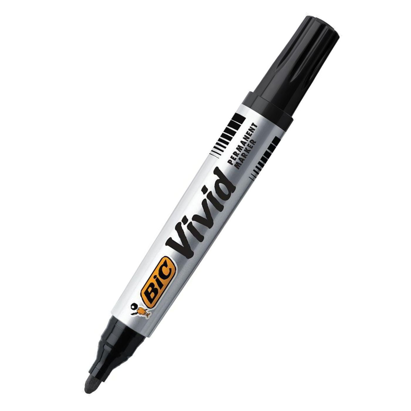 BIC Vivid Permanent Marker Eco Bullet Tip Black