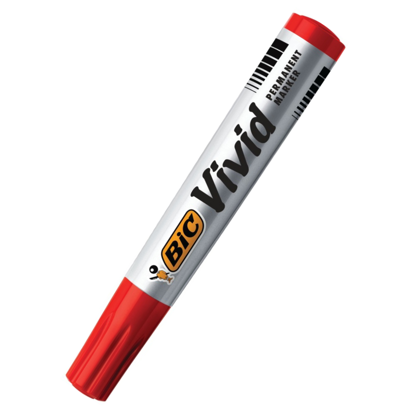 BIC Vivid Permanent Marker Eco Bullet Tip Red