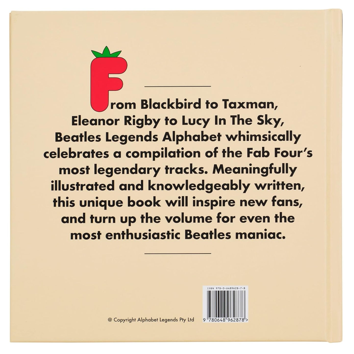 Beatles Legends Alphabet Book 0-12 Years