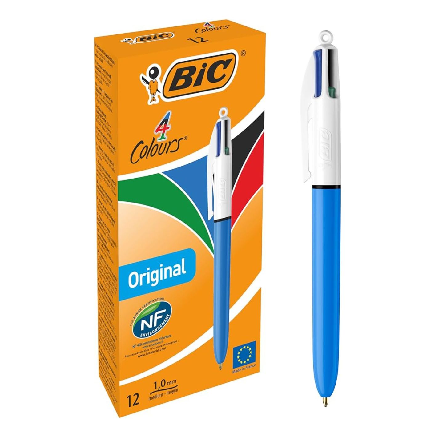Bic Ballpoint Pen 4 Colour Medium Tip