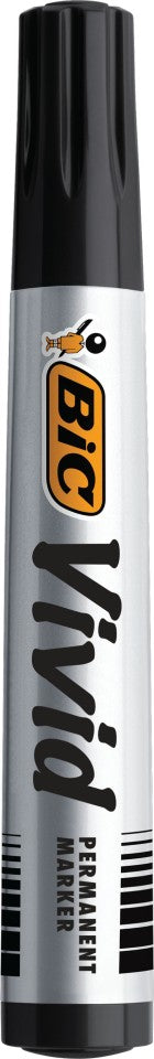 BIC Vivid Permanent Marker Eco Bullet Tip Black