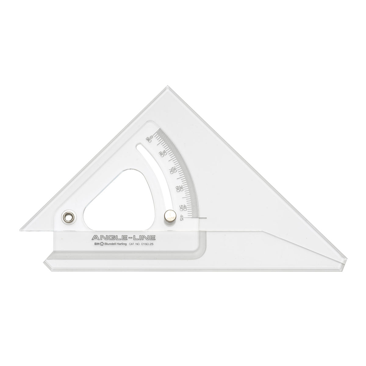 Blundell Harling Set Square Adjustable Acrylic Angle Line 30cm