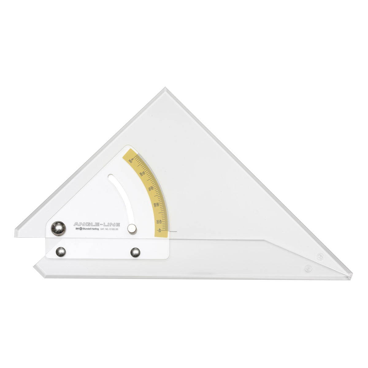 Blundell Harling Set Square Adjustable Acrylic Angle Line 35cm