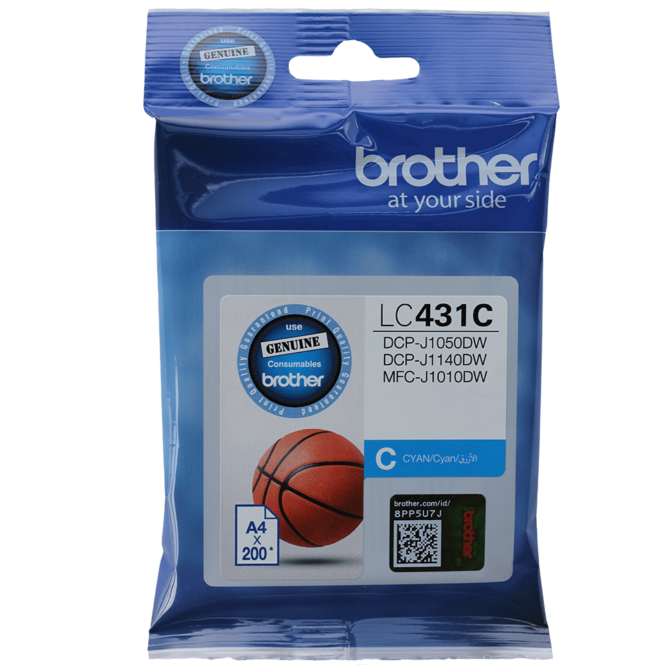 Brother LC431C Ink Cartridge Cyan