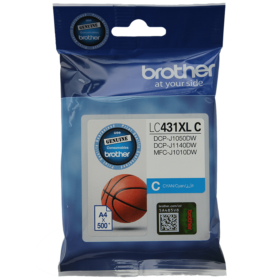 Brother LC431C / LC431XLC Ink Cartridge Cyan