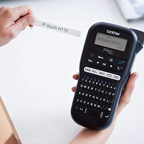 Brother PT-H110BK Handheld Thermal Label Maker Printer