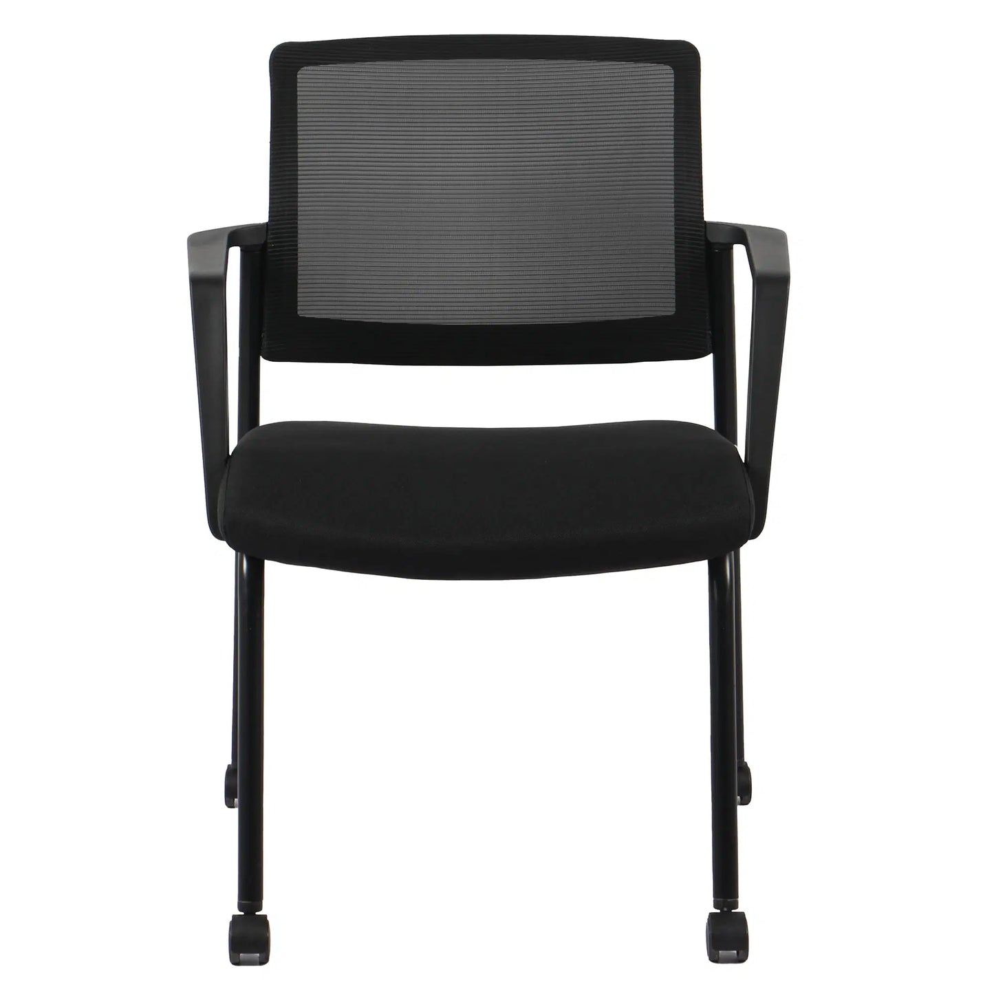 Buro Guest Chair Mondo Molti 4 Legs with Arms Black
