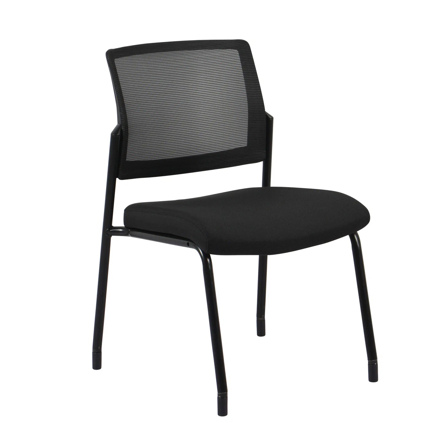 Buro Guest Chair Mondo Molti 4 Legs with Arms Black