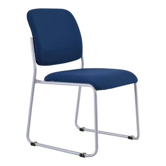 Buro Seating Chair Stackable Linkable Mario Blue