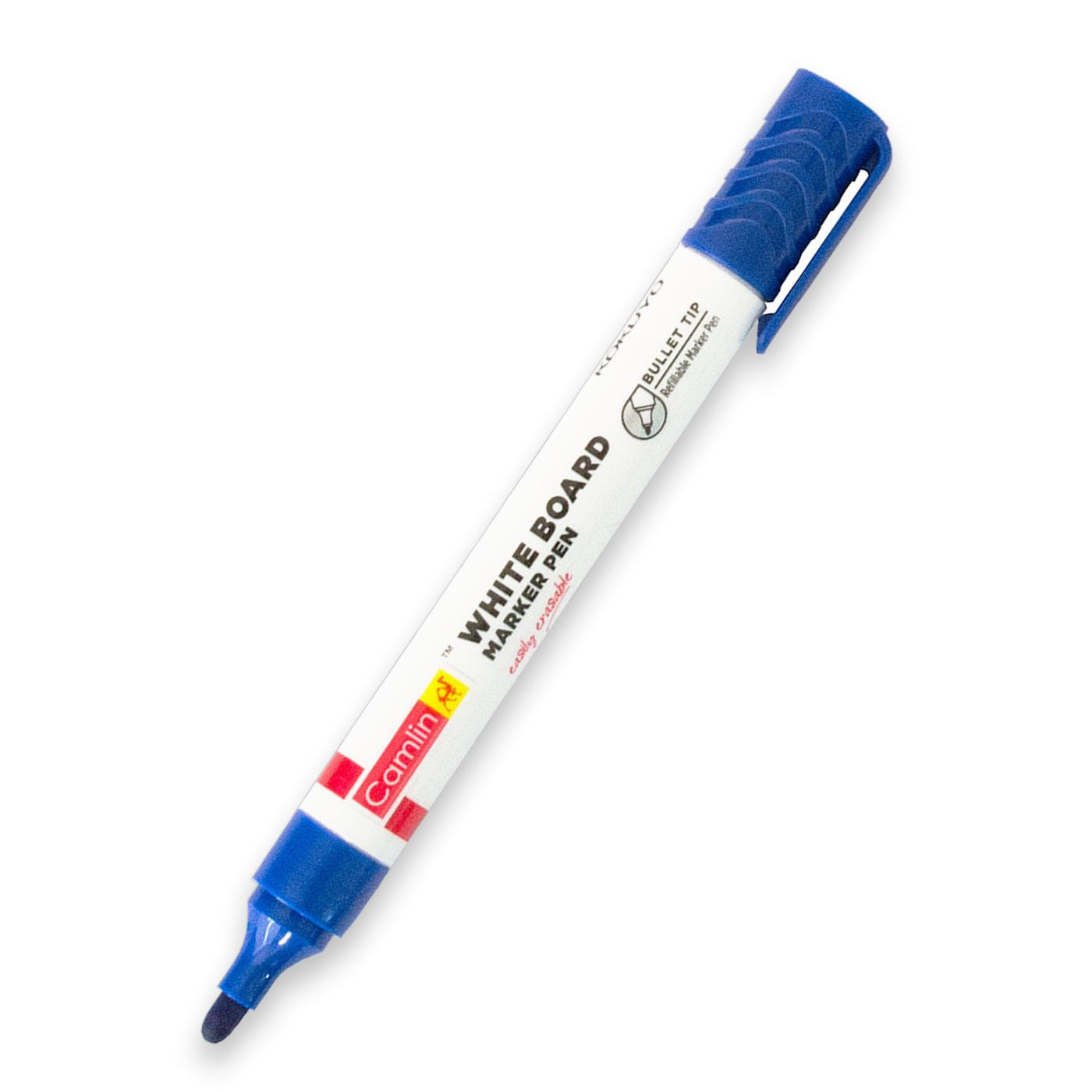 Camlin Whiteboard Marker Bullet Tip Blue – School Depot NZ