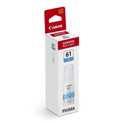 Canon PIXMA GI-61C Mega Tank Refill Ink Bottle 135ml Cyan