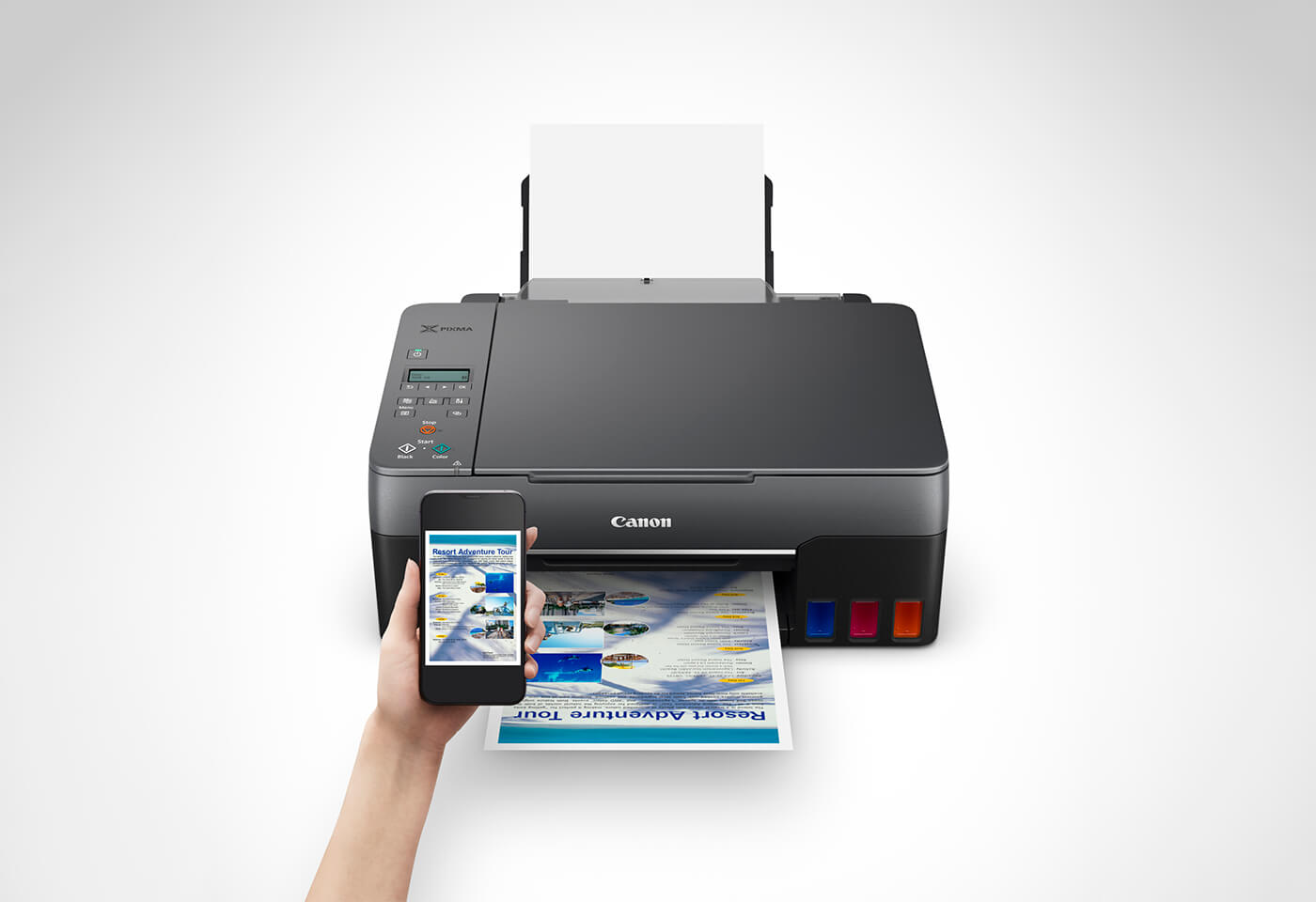 Canon Wireless Multifunctional Refillable Mega Tank A4 Colour Printer