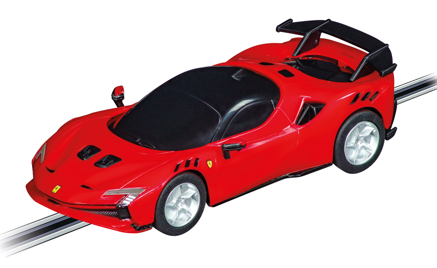 Carrera GO!!! Ferrari Supercar Power Wireless Slot Car Racing Set – Ferrari SF90 XX Stradale – 1:43 Scale