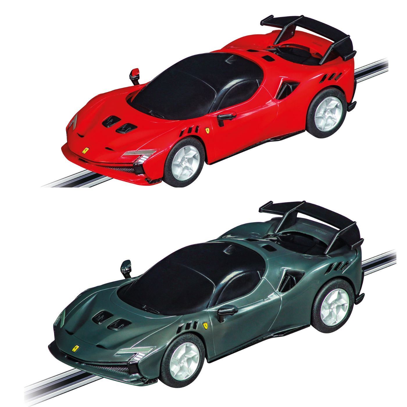 Carrera GO!!! Ferrari Supercar Power Wireless Slot Car Racing Set – Ferrari SF90 XX Stradale – 1:43 Scale