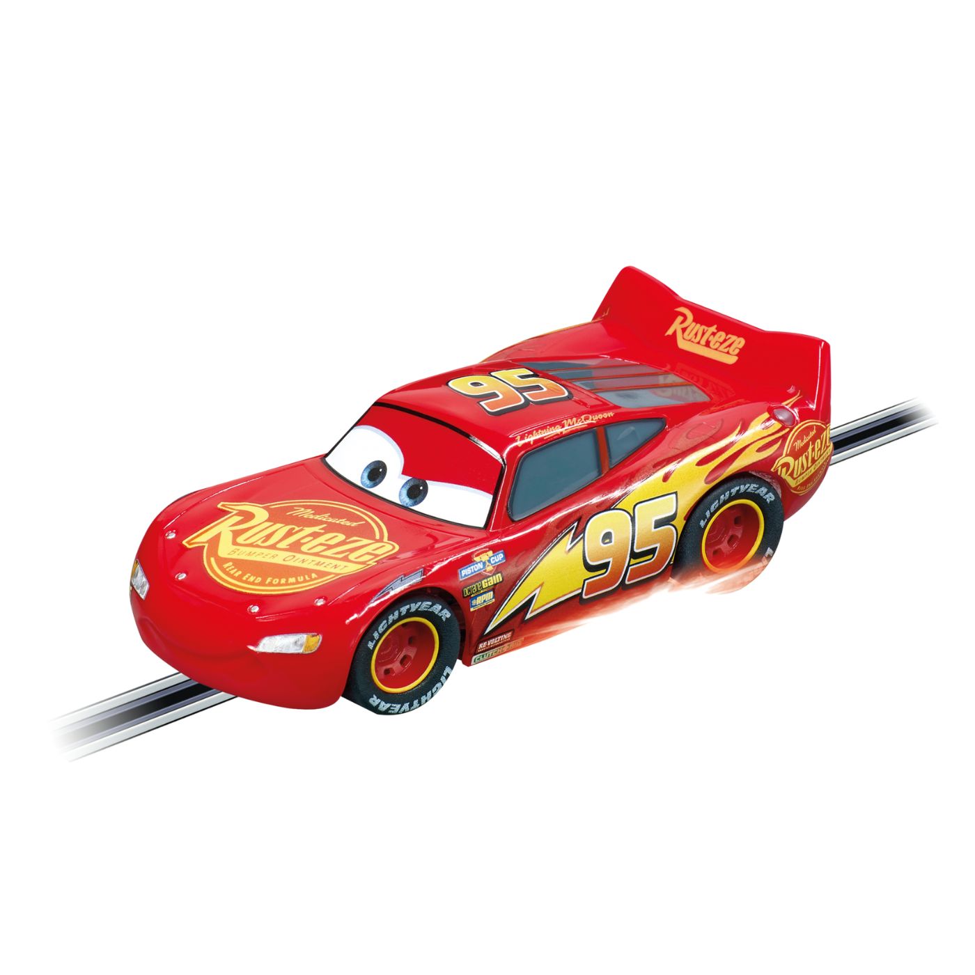 Carrera GO!!! Slot Car – Disney·Pixar Cars Lightning McQueen Neon Nights – 1:43 Scale
