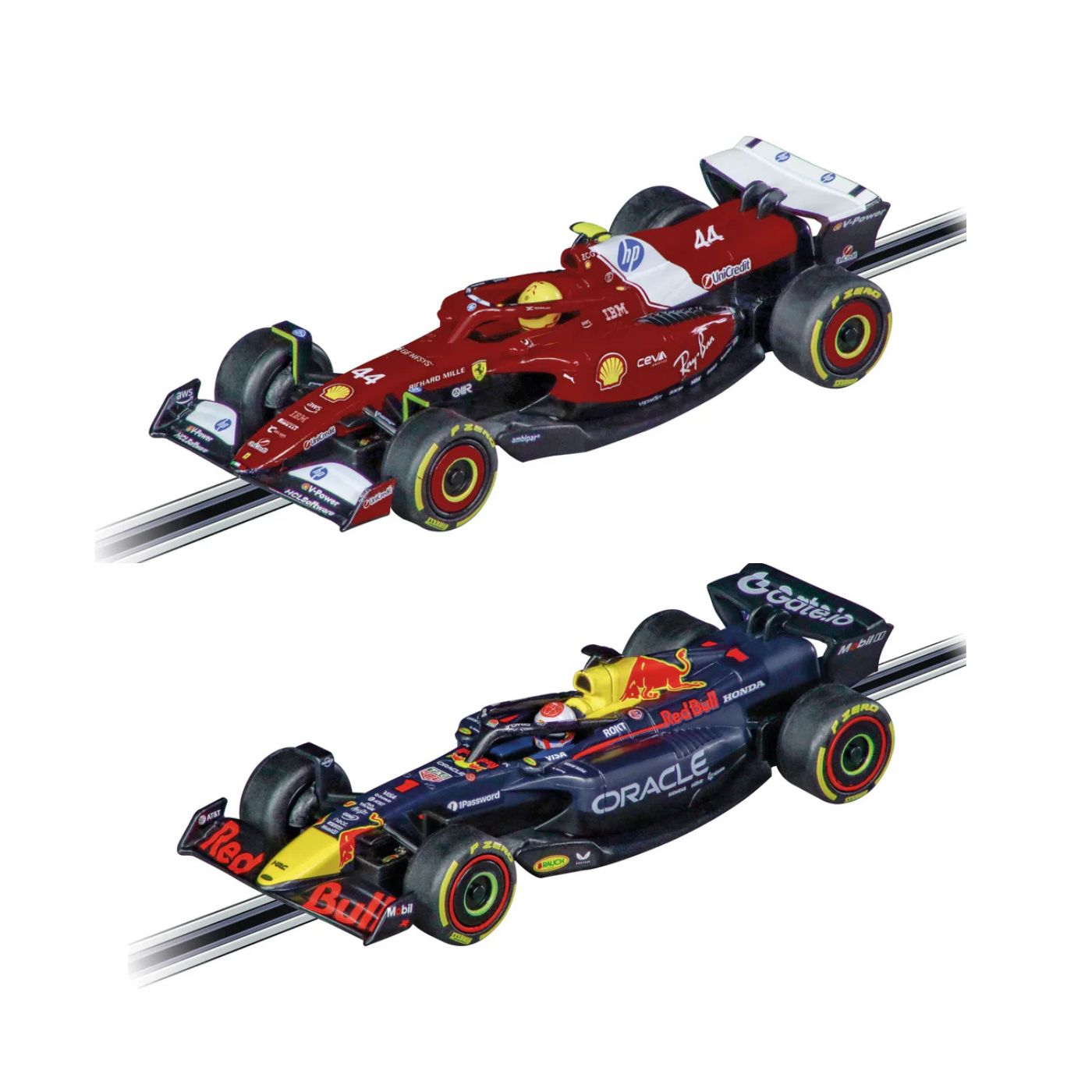 Carrera GO!!! Speed Zone Slot Car Racing Set – Formula 1 Action with Verstappen & Hamilton – 6.3m Track