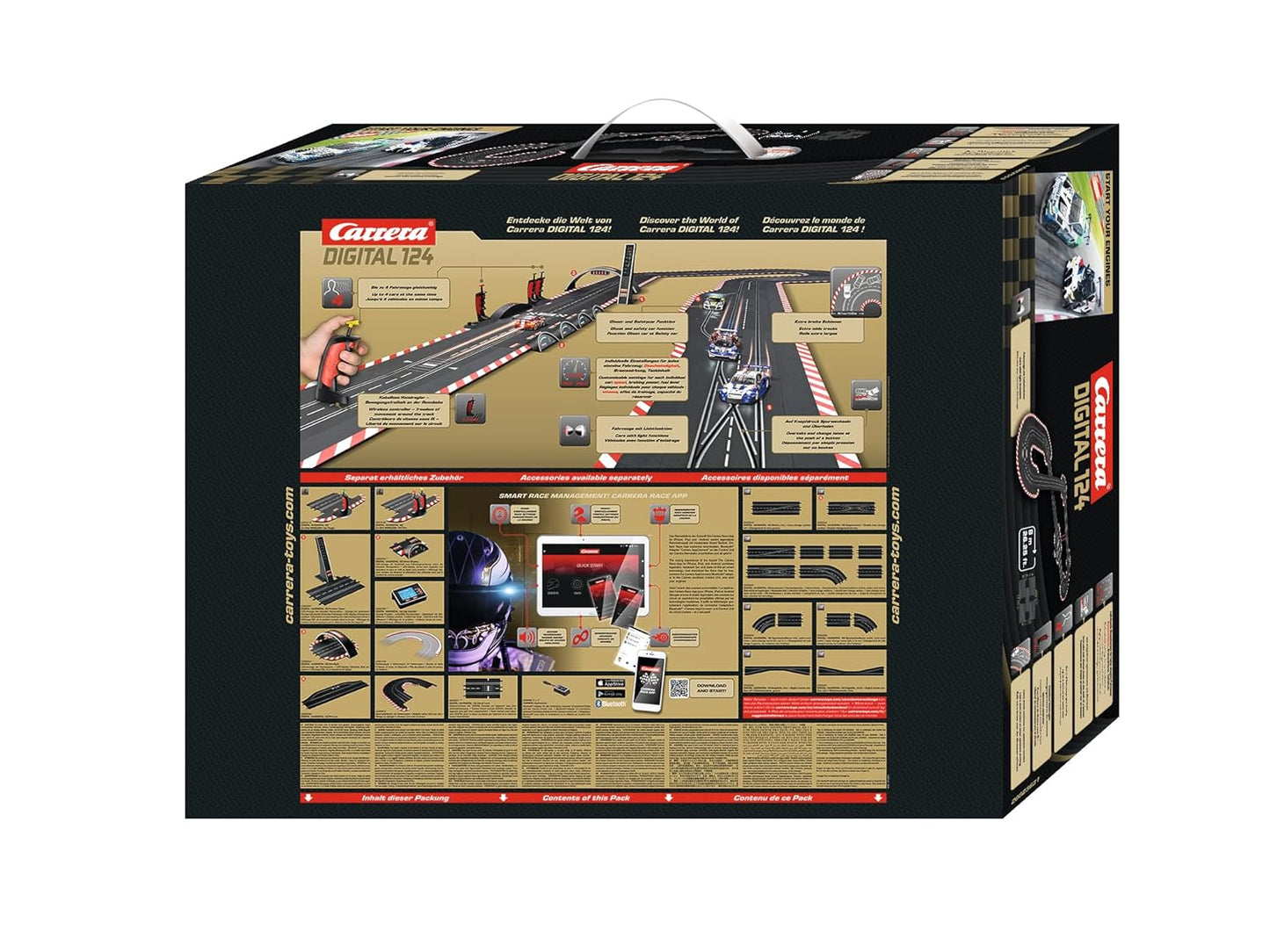 Carrera Premium Digital 124 Slot Racing System BMW M4 GT3 Scale 1: 24 Extra Wide 8m Track - Start Your Engines