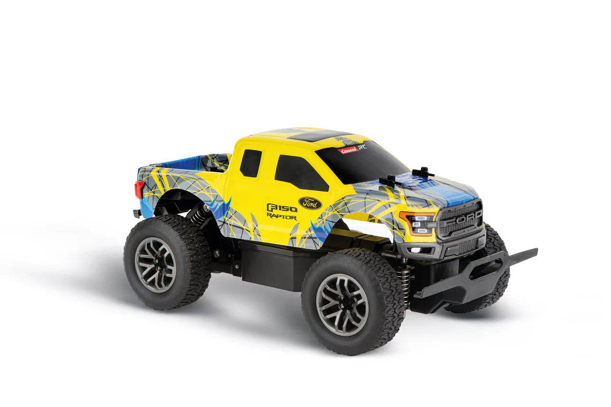 Carrera RC Ford F-150 Raptor 2.4GHz – YellowBlue Off-Road Truck