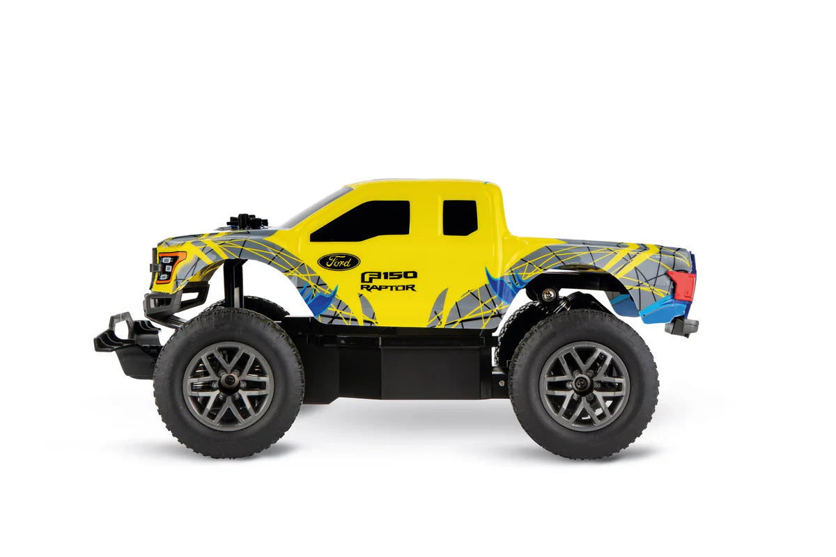 Carrera RC Ford F-150 Raptor 2.4GHz – YellowBlue Off-Road Truck