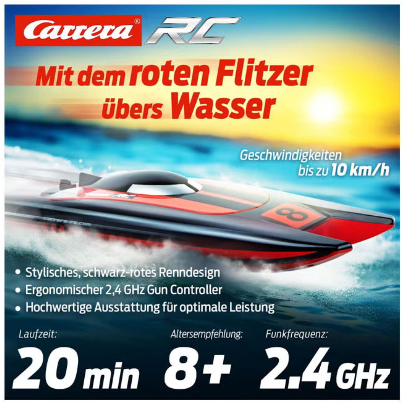 Carrera RC Race Catamaran – Remote Control Speed Boat