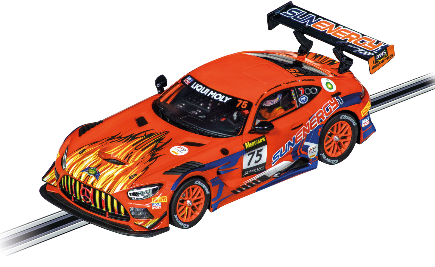 Carrera Evolution Fame and Flames Slot Car Set – 1:32 Scale with Mercedes-AMG GT3 & KTM X-BOW