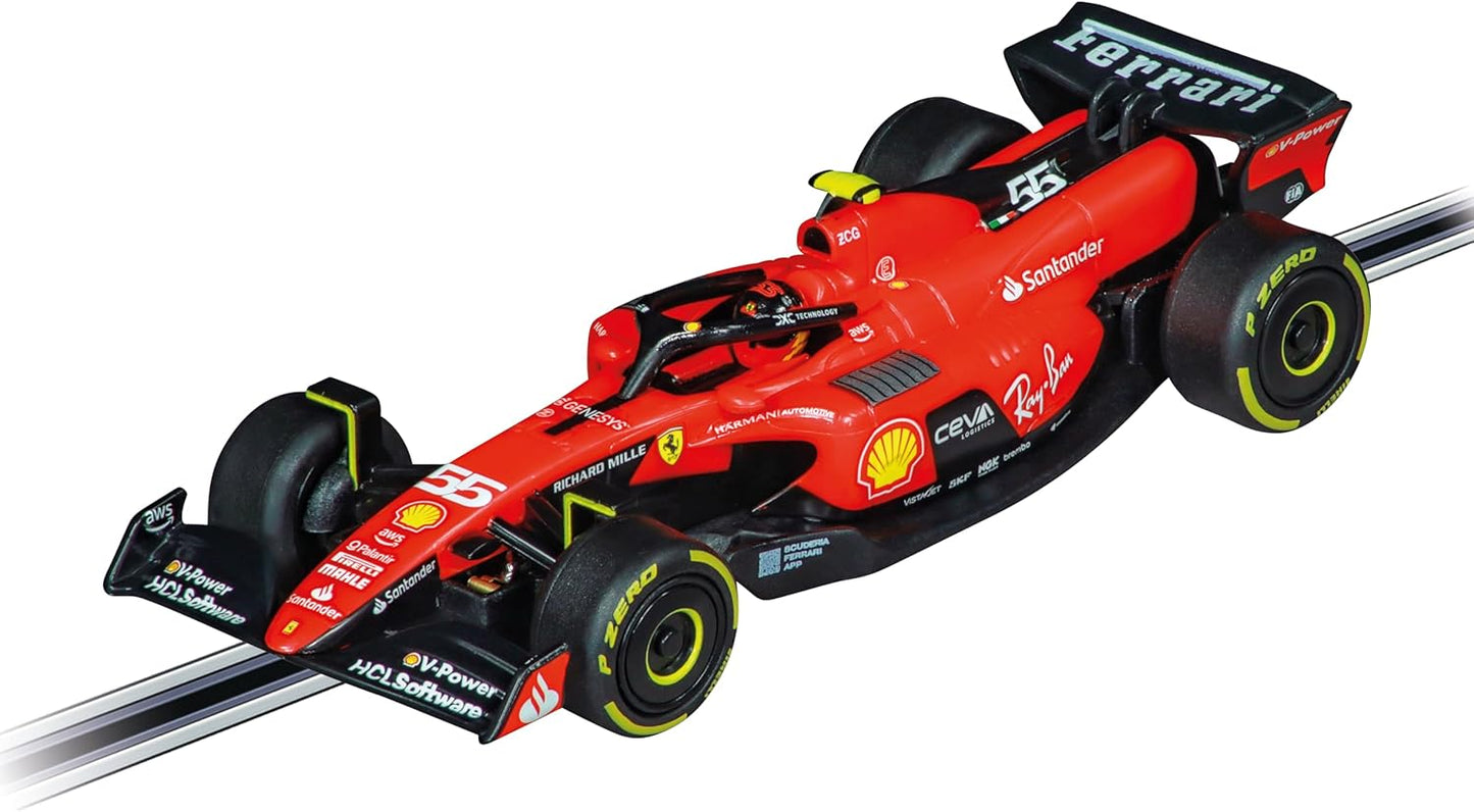 Carrera GO!!! 62572 Flying Lap Slot Car Set – 1:43 Scale Formula 1 Racing with Ferrari SF-23 & Red Bull RB19