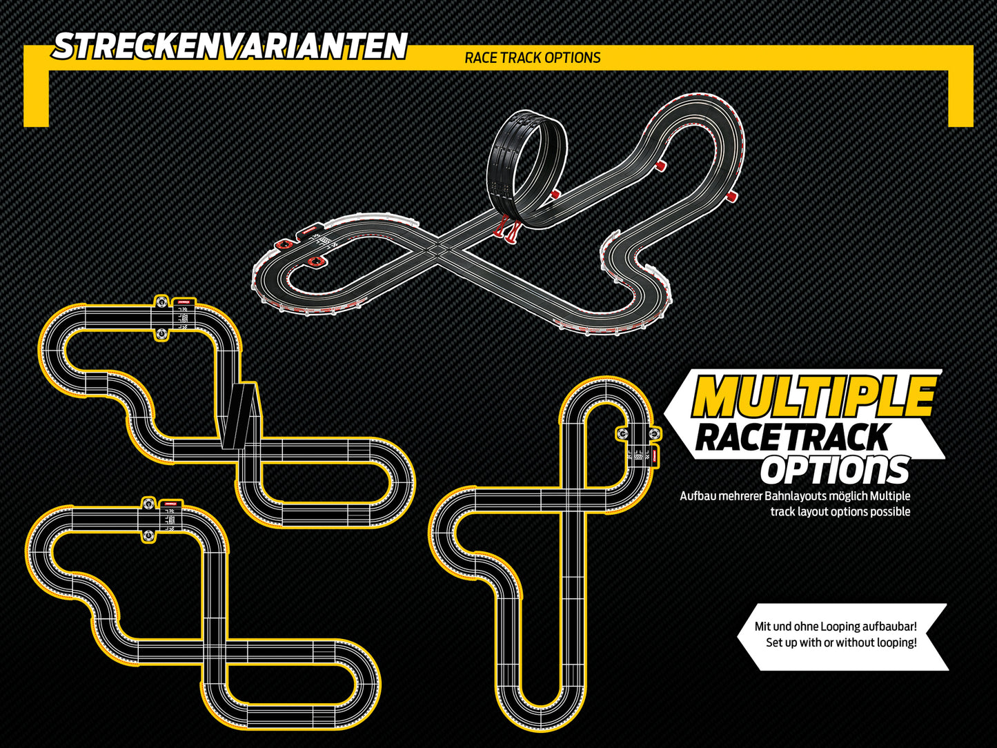 Carrera GO!!! DTM Power Lap Slot Car Racing Set – 1:43 Scale with BMW M4 GT3 & Audi R8 LMS