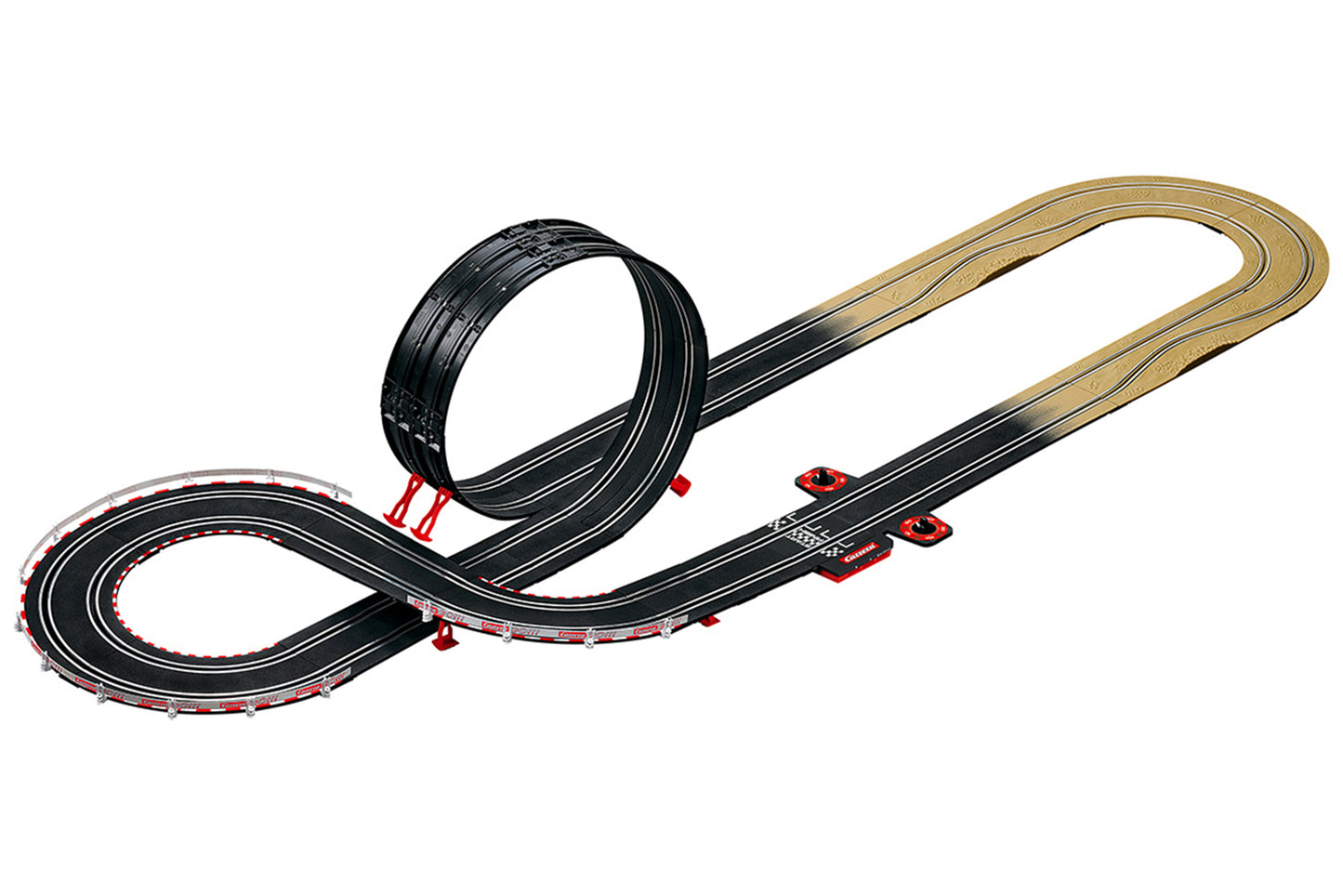 Carrera GO!!! Super Rally Slot Car Racing Set – 1:43 Scale Rally Track with Citroën DS3 WRC Cars