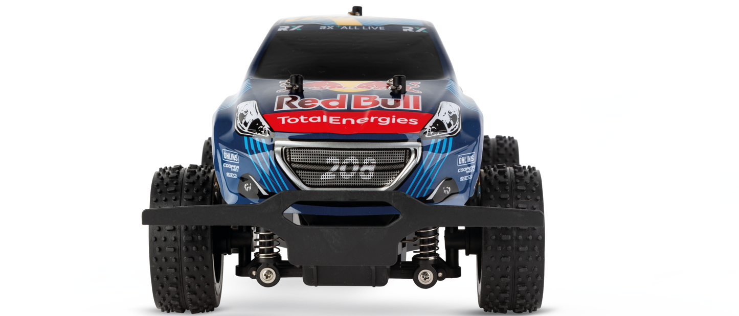 Carrera RC Red Bull Peugeot WRX 208 Rallycross Car