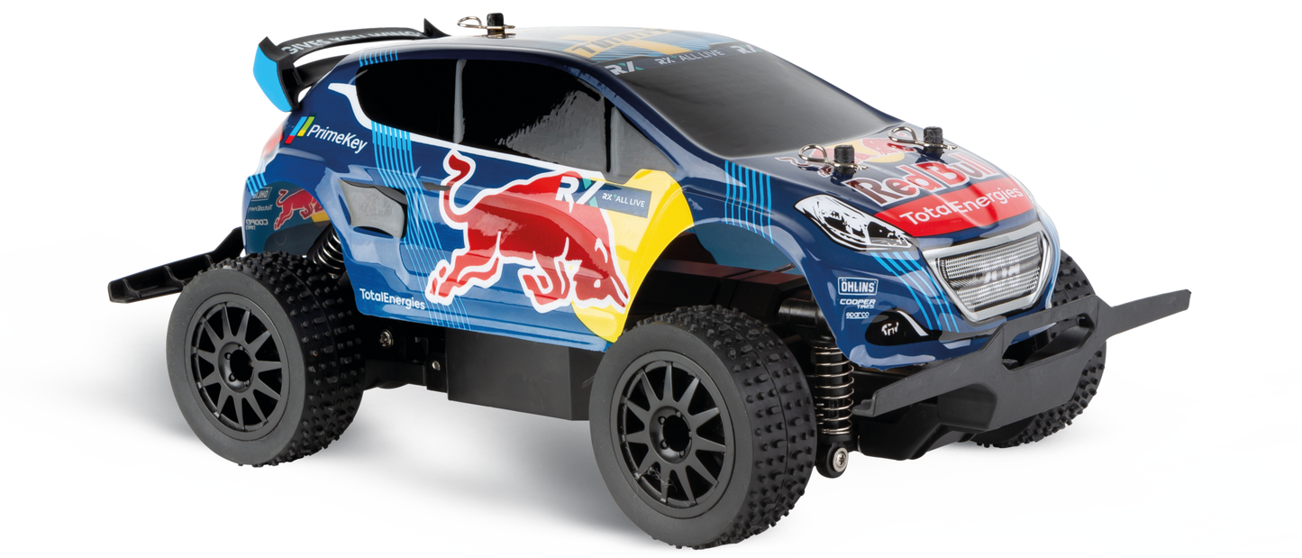 Carrera RC Red Bull Peugeot WRX 208 Rallycross Car