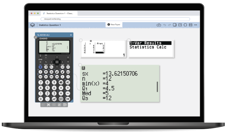 Casio FX-8200 AU Scientific Calculator Black