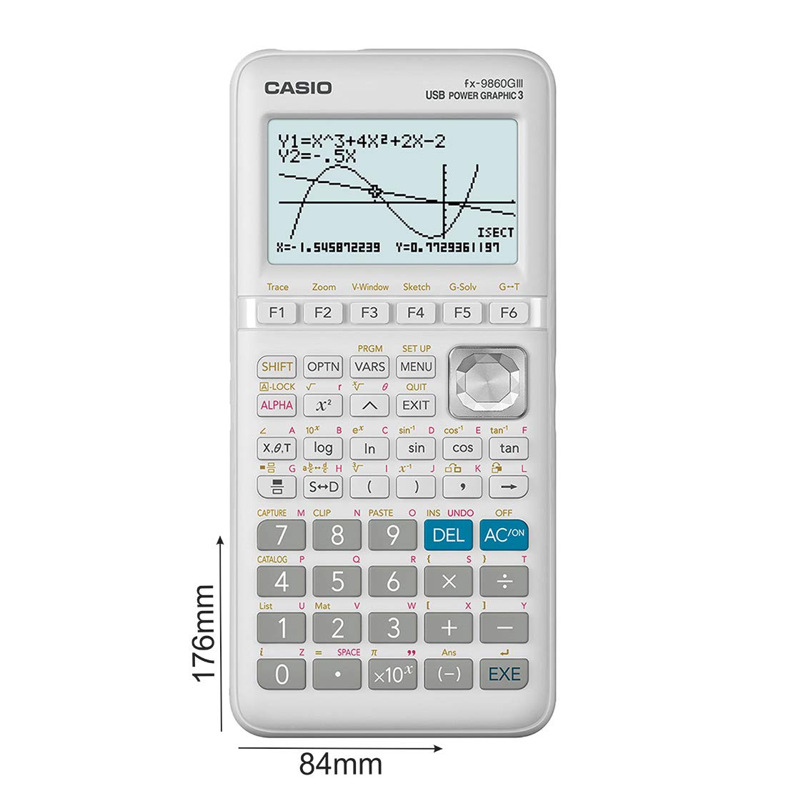 Casio FX 9860GIII Graphics Calculator White