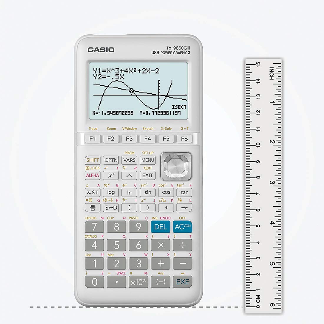 Casio FX 9860GIII Graphics Calculator White