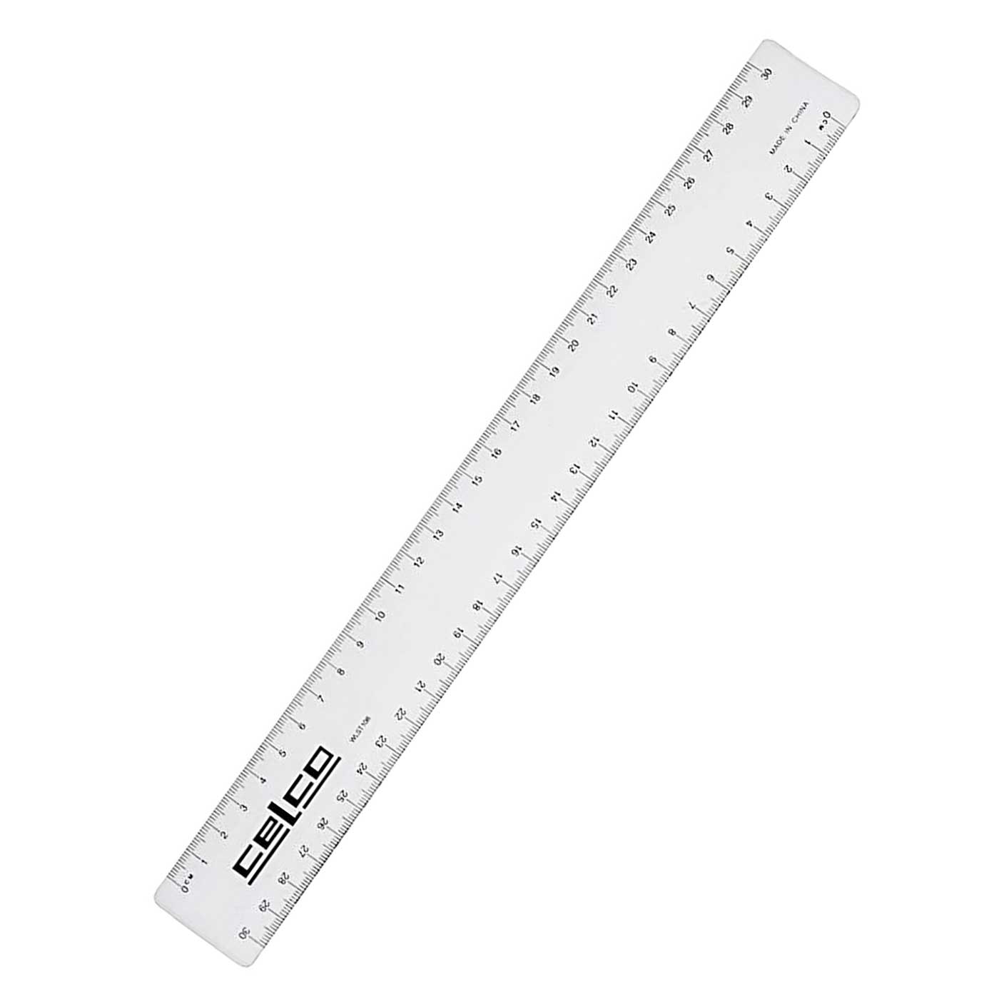 Celco Ruler 30cm Clear Plastic