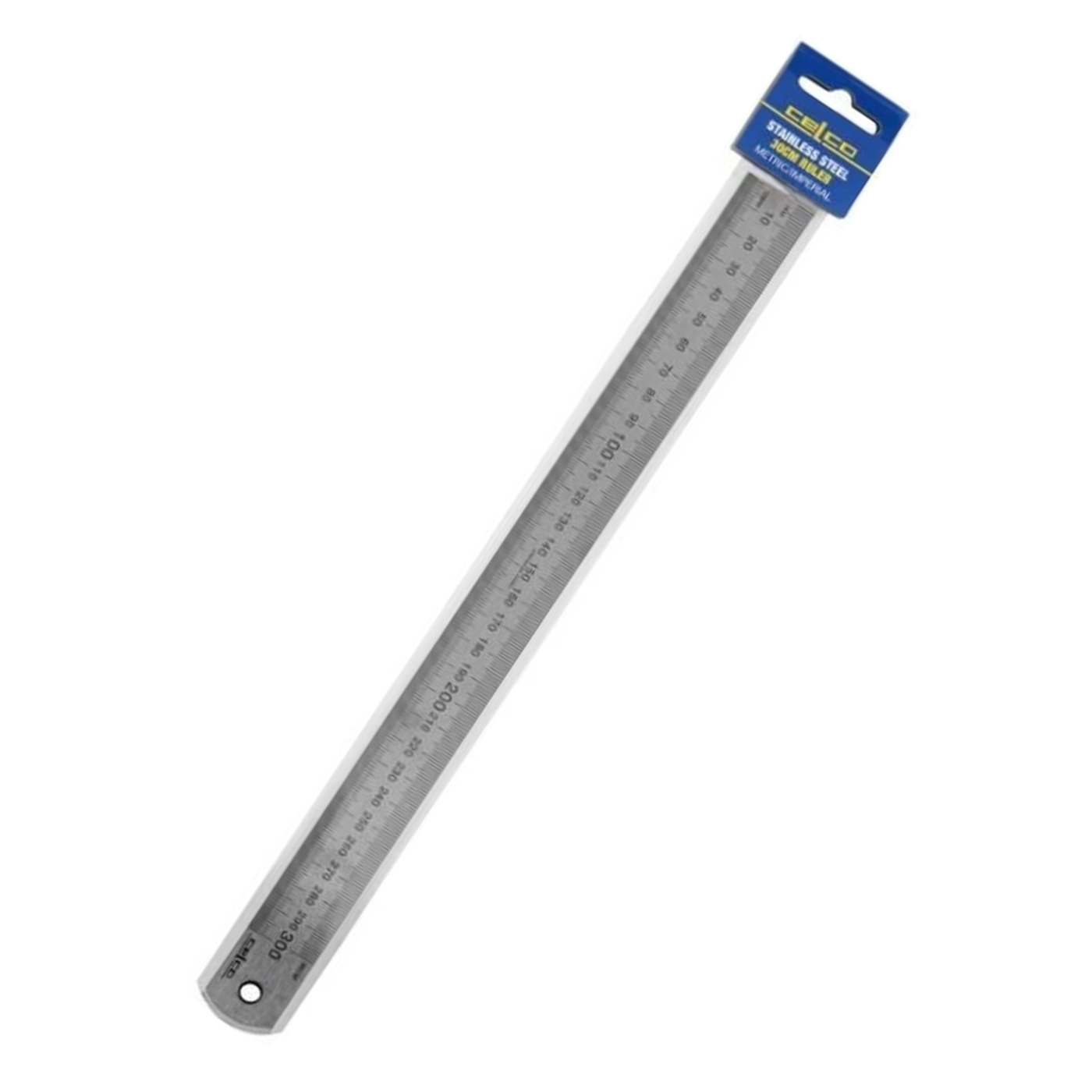 Celco Ruler Stainless Steel 30cm Hangsell
