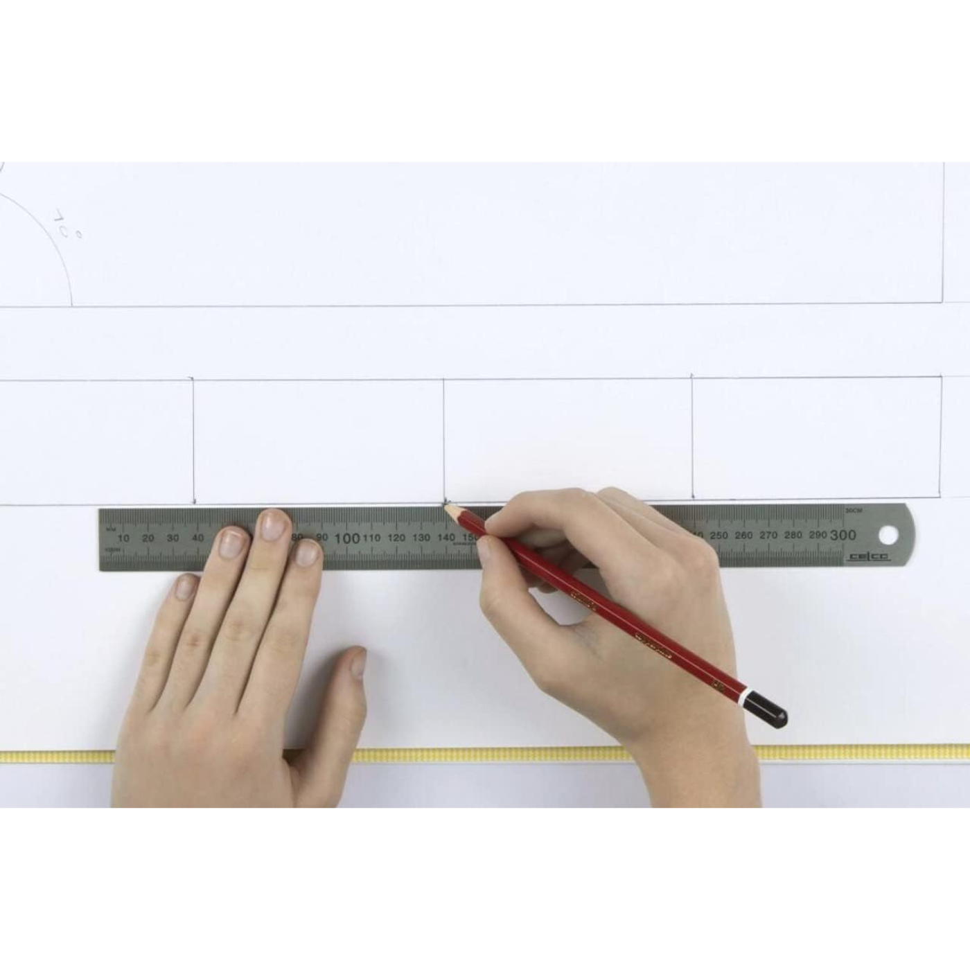 Celco Ruler Stainless Steel 30cm Hangsell