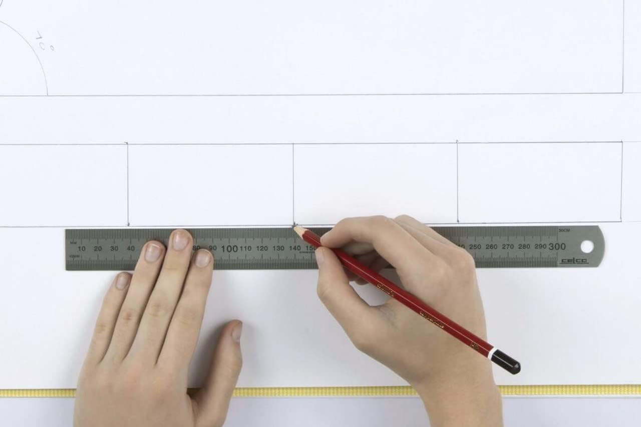 Celco Ruler Stainless Steel 30cm Hangsell