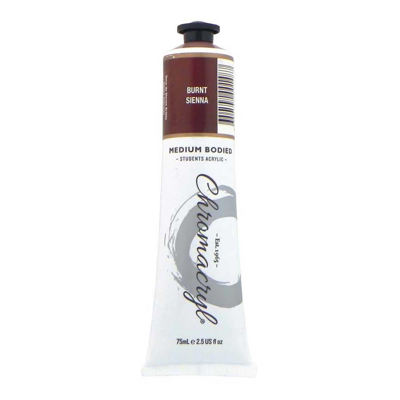 Chromacryl Student Acrylic Paint 75ml Burnt Sienna