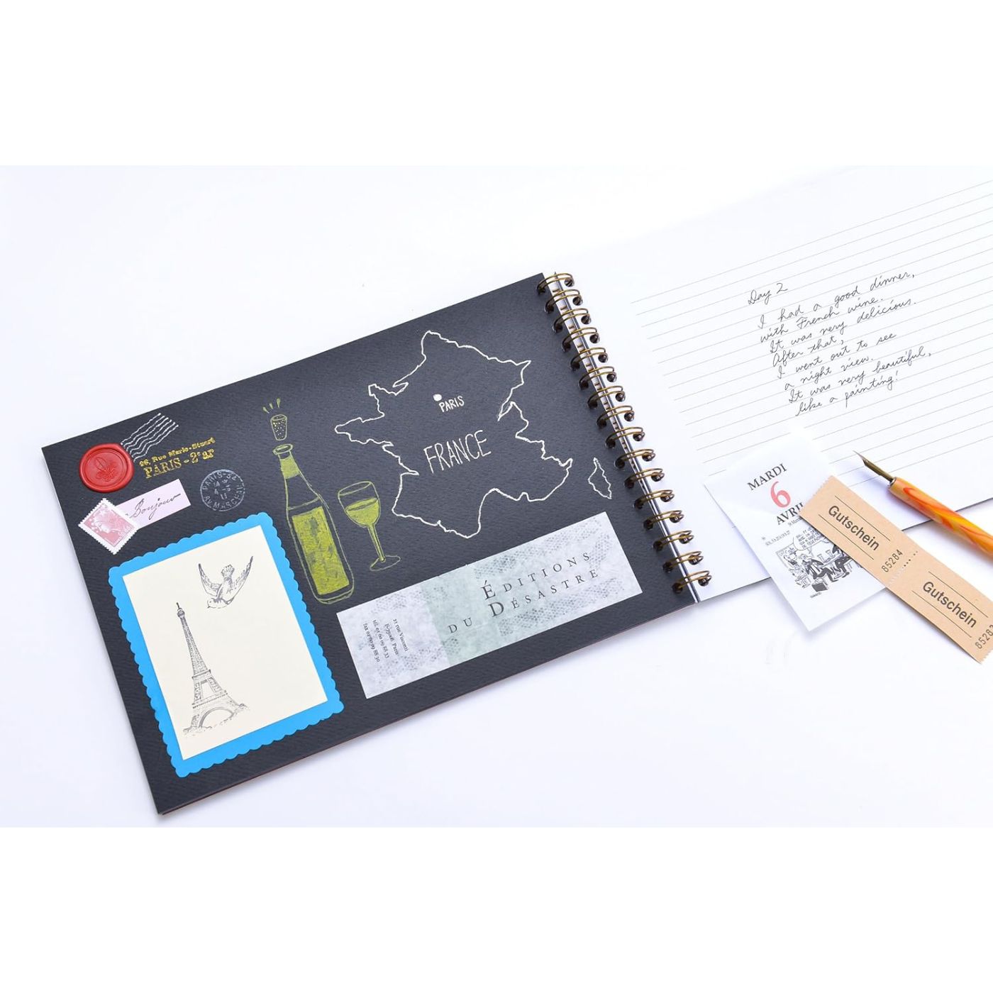 Clairefontaine Age Bag Travel Album Visual Diary A4