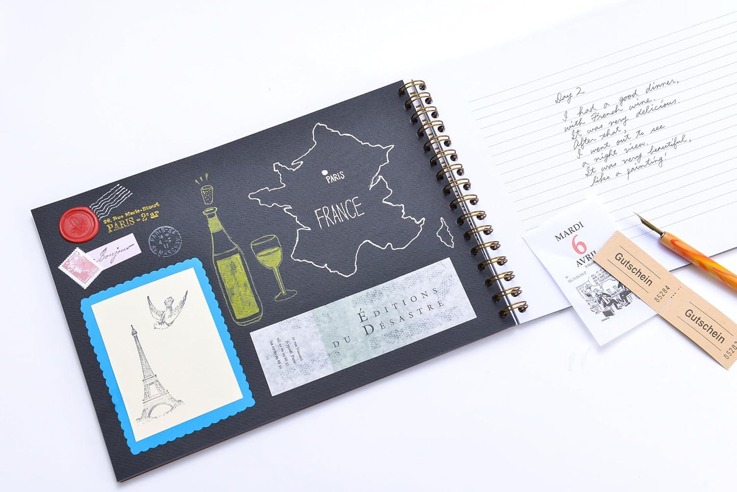 Clairefontaine Age Bag Travel Album Visual Diary A4