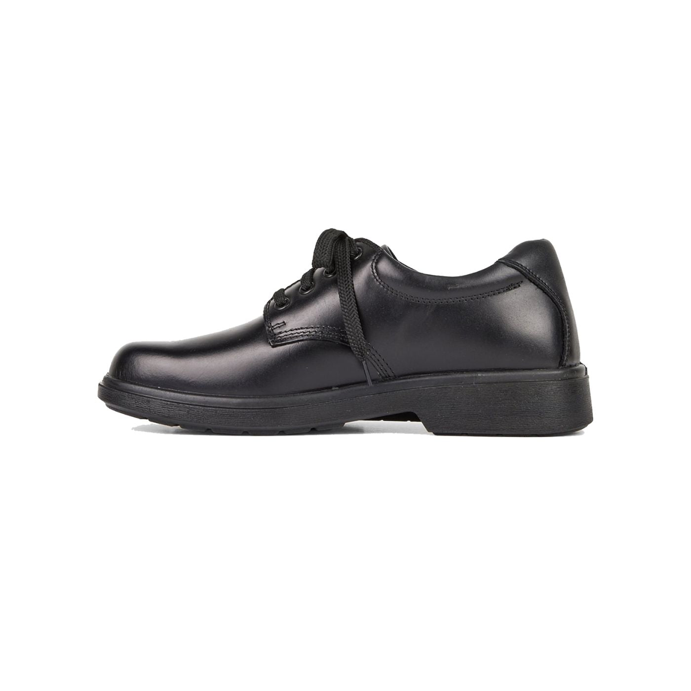 Clarks Leather School Shoes Black Daytona Senior