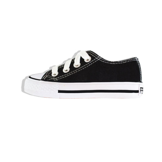 Classic Kids Canvas Sports Shoes Black 25 to 27
